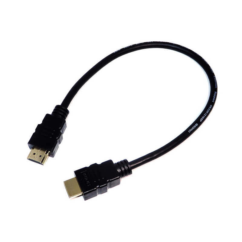 SSAサービス SSAサービス HDMIケーブル 2.0 ブラック [0.3m /HDMI⇔HDMI /スタンダードタイプ /4K対応] SHDMI03M2 SHDMI03M2