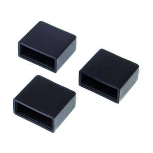 SSAサービス USBコネクタ(オス)用防塵カバー [USB A(オス)用 3個] ブラック SSC-19UAM