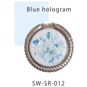 サムライワークス COLLABORN Smartphone ring Blue hologram SWSR012