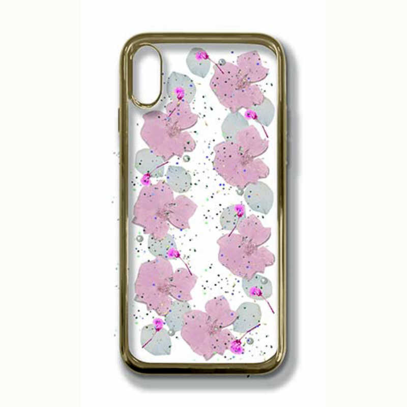 サムライワークス サムライワークス iPhone XS 5.8インチ用 ハードケースpale pink flowers PFIXS062(ホワイ PFIXS062(ホワイ