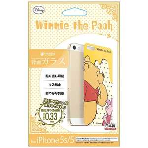 エムディーシー iPhone 5s/5用 Disney背面ガラス POOH&PIGLET GLASS571462