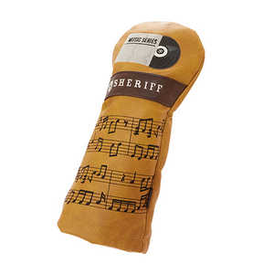 レゴリス ミュージックシリーズ ヘッドカバー ドライバー用 SHERIFF MUSTARD×DARK SMU-004HC レゴリス ミュージックシリーズ ヘッドカバー ドライバー用 SHERIFF MUSTARD×DARK SMU-004HC