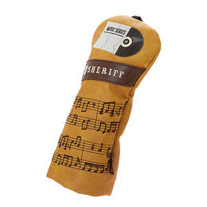 レゴリス ミュージックシリーズ ヘッドカバー フェアウエイ用 SHERIFF MUSTARD×DARK SMU-004HC レゴリス ミュージックシリーズ ヘッドカバー フェアウエイ用 SHERIFF MUSTARD×DARK SMU-004HC