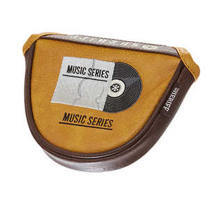 レゴリス シェリフ ミュージックシリーズ ヘッドカバー パター用 マレット型 SHERIFF MUSTARD×DARK SMU-004HC レゴリス シェリフ ミュージックシリーズ ヘッドカバー パター用 マレット型 SHERIFF MUSTARD×DARK SMU-004HC