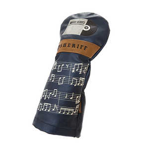 レゴリス シェリフ ミュージックシリーズ ヘッドカバー ドライバー用 SHERIFF NAVY×CAMEL SMU-004HC レゴリス シェリフ ミュージックシリーズ ヘッドカバー ドライバー用 SHERIFF NAVY×CAMEL SMU-004HC