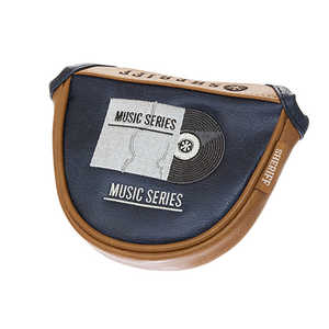 レゴリス ミュージックシリーズ ヘッドカバー パター用 マレット型 SHERIFF NAVY×CAMEL SMU-004HC レゴリス ミュージックシリーズ ヘッドカバー パター用 マレット型 SHERIFF NAVY×CAMEL SMU-004HC