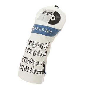 レゴリス シェリフ ミュージックシリーズ ヘッドカバー フェアウエイ用 SHERIFF WHITE×TURQUOISE SMU-004HC レゴリス シェリフ ミュージックシリーズ ヘッドカバー フェアウエイ用 SHERIFF WHITE×TURQUOISE SMU-004HC