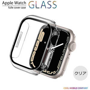 クールモバイルカンパニー APPLE WATCH 7 41MM フルカバーケース クリア クリア AWPC41CL