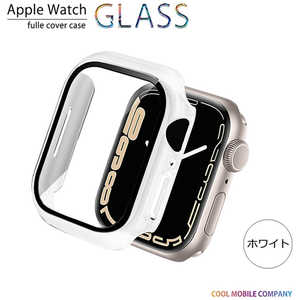 クールモバイルカンパニー APPLE WATCH 7 41MM フルカバーケース ホワイト ホワイト AWPC41WH