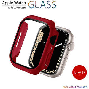 クールモバイルカンパニー APPLE WATCH 7 41MM フルカバーケース レッド レッド AWPC41RD