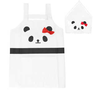 ツイン エプロン三角巾セット B.パンダGIRL PANDAAPRON ツイン エプロン三角巾セット B.パンダGIRL PANDAAPRON