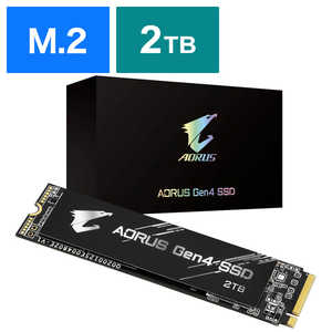 GIGABYTE 内蔵SSD PCI-Express接続 AORUS Gen4 [2TB /M.2] GPAG42TB