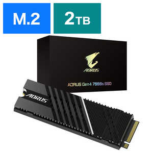 GIGABYTE 内蔵SSD PCI-Express接続 AORUS Gen4 7000s [2TB /M.2] GPAG70S2TB