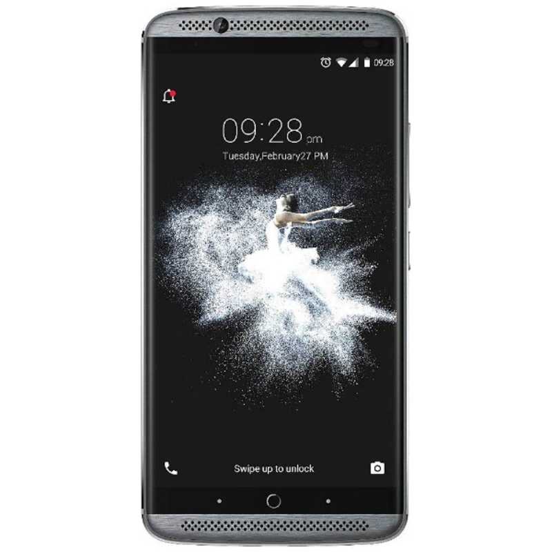 ZTE SIMフリースマートフォン クオーツグレー nano×2 AXON7GRAY ストレージ:4GB 64GB メモリ 5.5型