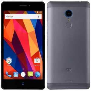 ZTE SIMフリースマートフォン グレー Android 5.1･5.5型･メモリ/ストレージ:2GB/16GB nanoSIM SIMフリースマートフォン グレー BLADEV580GRAY