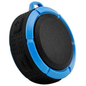 日本ポステック Bluetoothスピーカー ブルー 防水  iina-03