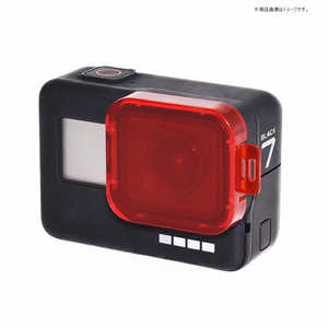GLIDER GLIDER GoPro HERO7black/6/5用レンズフィルター GLD3563MJ80 赤