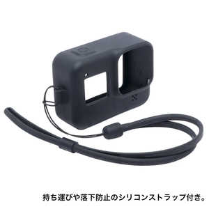GLIDER [グライダー]GoPro HERO8 Black用シリコンケース GLID3907MJ09(黒)
