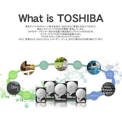 東芝 TOSHIBA 内蔵HDD SATA接続 DT02シリーズ [2TB /3.5インチ]｢バルク