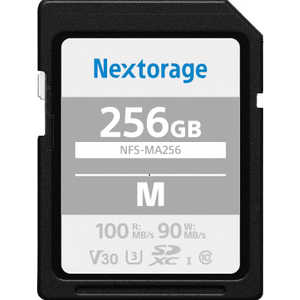 NEXTORAGE SDXCカード 256GB 【UHS-I Class10 U3 V30】 (256GB /Class10) NFS-MA256/N