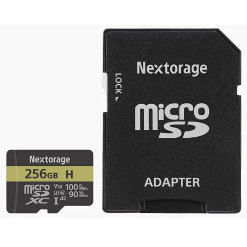 NEXTORAGE NEXTORAGE microSDXCカード(UHSI・Class10・U3・V30・A2) ［Class10 256GB］ NM1A256IHA NM1A256IHA
