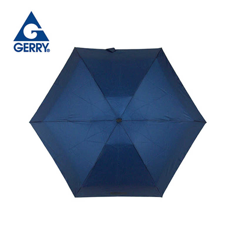 GERRY GERRY GERRY 超大判折傘ロゴワンポイント70cmネイビー SB202253 SB202253