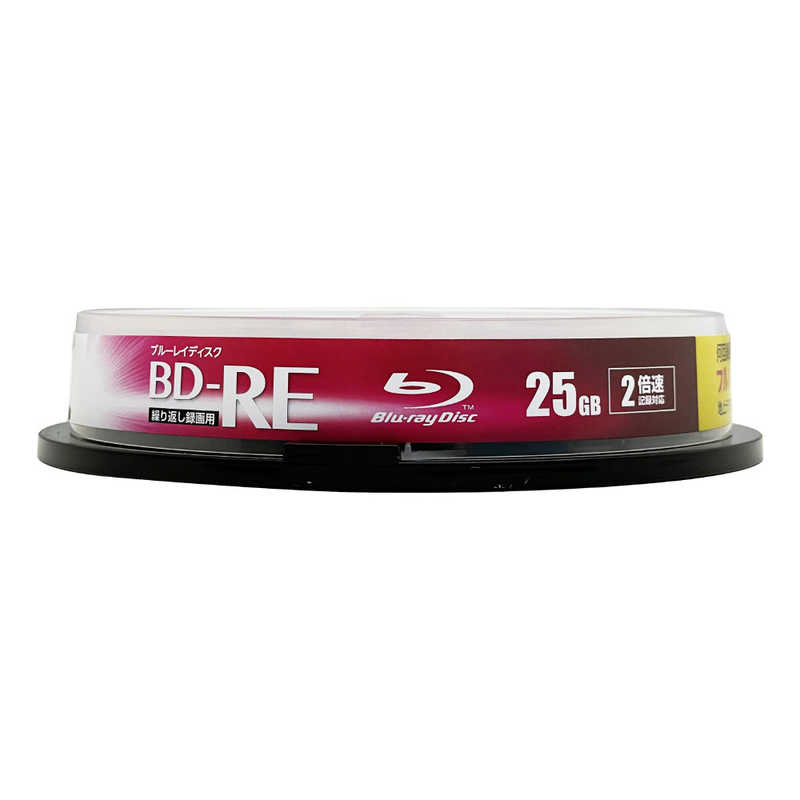 RITEK RITEK 録画用BD-RE TRUST スピンドル 10枚 ［10枚 /25GB /インクジェットプリンター対応］ BDRE10SPBIC-10VSP BDRE10SPBIC-10VSP
