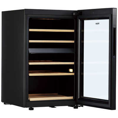 ハイアール ワインセラー 108L 木製ラック ブラック 41本 右開き