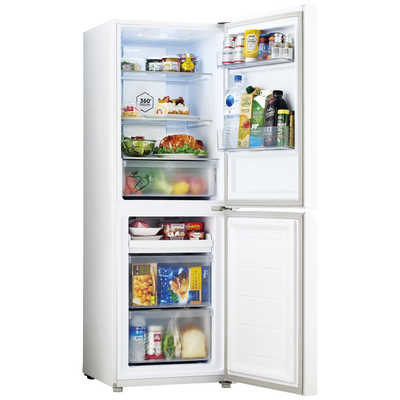 ハイアール 冷蔵庫 2ドア 右開き 幅52.5cm 201L JR-M20A-W ホワイト の 