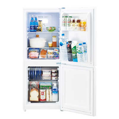 【美品】ハイアール 冷蔵庫 140L JR-NF140N-W 2023年製 ハイアール 冷蔵庫 2ドア 右開き 140L ホワイト JR-NF140N の通販