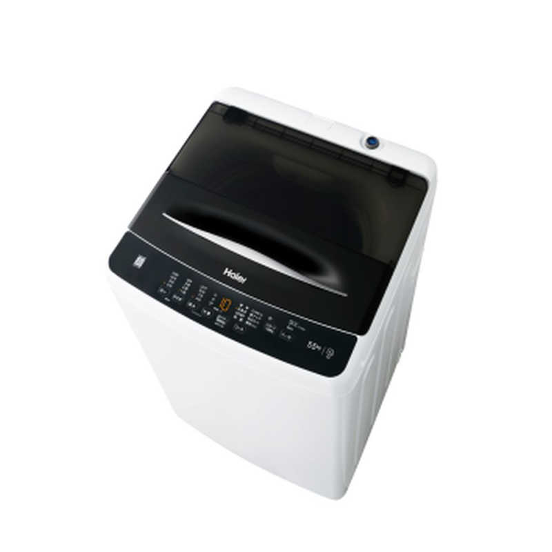 ハイアール ハイアール 全自動洗濯機 洗濯5.5kg JW-U55B-K ブラック JW-U55B-K ブラック