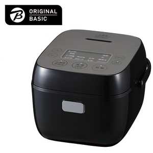 ORIGINALBASIC 炊飯器 3合 URBAN CAFE SERIES アーバンカフェシリーズ  マイコン ステンレスブラック JJ-XP2M32A-XK