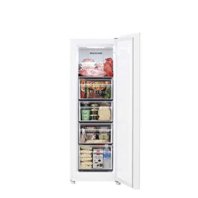 ハイアール 冷凍庫 1ドア 107L 右開き スリム 冷凍冷蔵切替 ファン式