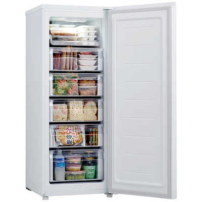 ハイアール 冷凍庫 1ドア 152L 右開き スリム 冷凍冷蔵切替 ファン式