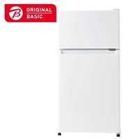 ORIGINALBASIC 冷蔵庫 2ドア 右開き 85L [冷凍室 25L] 幅47.4cm 直冷式