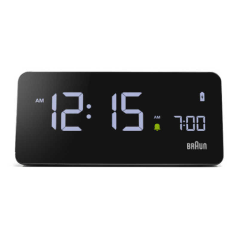 BRAUN BRAUN Digital Alarm Clock Qiワイヤレス受電(並行輸入品) BC21B BC21B