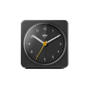 ＜コジマ＞ BRAUN Analog Alarm Clock 黒 BC03B画像