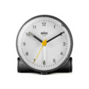 ＜コジマ＞ BRAUN Classic Analog Alarm Clock BC01BW画像