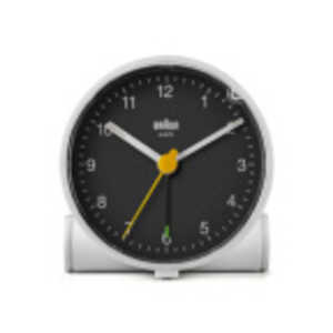 BRAUN Classic Analog Alarm Clock BC01WB