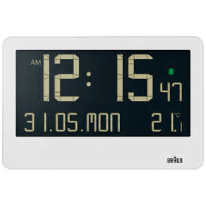 uE BRAUN BRAUN DIGITAL ALARM CLOCK BC14W
