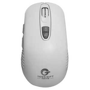 LEAGUE TESS GIFT AIライティングマウス ホワイト ［無線(ワイヤレス)］ TSG-3500-001