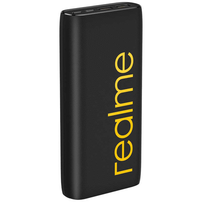 REALME REALME realme 20000mAh Power Bank 2 ブラック ブラック [20000mAh /USB Power Delivery・Quick Charge対応 /3ポート /充電タイプ] RMP2005BK RMP2005BK
