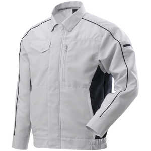 ミズノ ワークジャケット(春夏向け) ［ユニセックス］ S 71：ベイパーシルバー×ネイビー F2JE218371