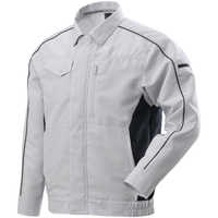 ミズノ　ワークジャケット(春夏向け) ［ユニセックス］ S 71：ベイパーシルバー×ネイビー　F2JE218371 ミズノ ワークジャケット(春夏向け) ［ユニセックス］ S 71：ベイパー