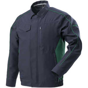 ミズノ ワークジャケット(春夏向け) ［ユニセックス］ XS 83：ネイビー×ディープグリーン F2JE218383