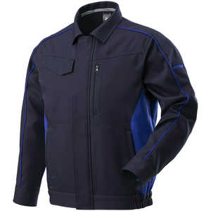 ミズノ ワークジャケット(通年素材) ［ユニセックス］ 2XL 81：ネイビー×ブルー F2JE218681