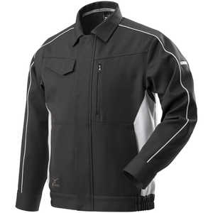 ミズノ ワークジャケット(通年素材) ［ユニセックス］ 3XL-8 90：チャコールグレー×ベイパーシルバー F2JE218690