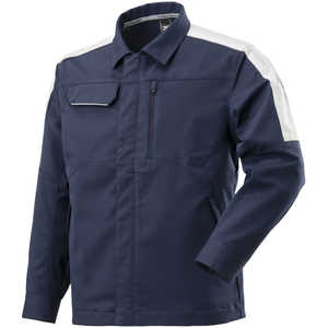 ミズノ ワークジャケット(通年向け) ［ユニセックス］ L 14：ネイビー×ライトグレー F2JE158114