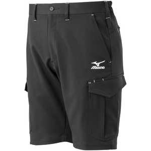 ミズノ MOVEハーフパンツ(通年向け) ［ユニセックス］ 2XL 09：ブラック F2JF219009