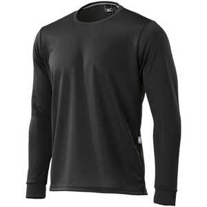 ミズノ Tシャツ(長袖) ［ユニセックス］ 3XL-8 09：ブラック F2JA218109